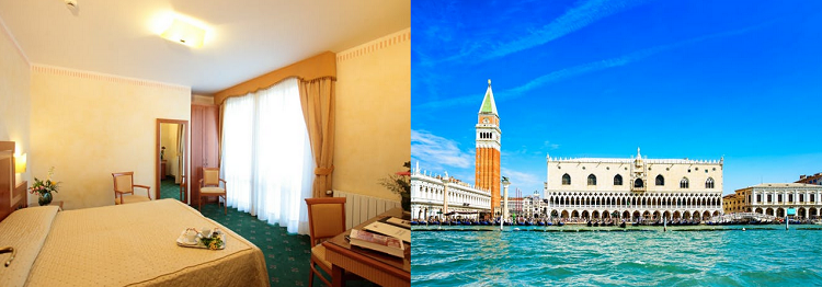 3   4 ÜN im 3* Hotel in Venedig inkl. Frühstück, Stadtplan, Casinoeintritt & Flug ab 139€ p.P.