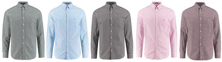 Gant Freizeithemden The Oxford Gingham für je 54€ (statt 90€)