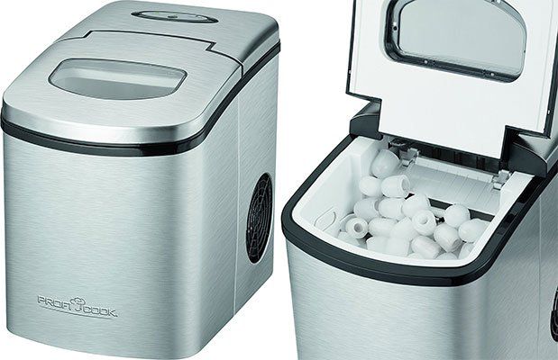 ProfiCook PC EWB 1079   Eiswürfelbereiter (10 15 kg Eiswürfel in 24 Std.) für 115€ (statt 129€)