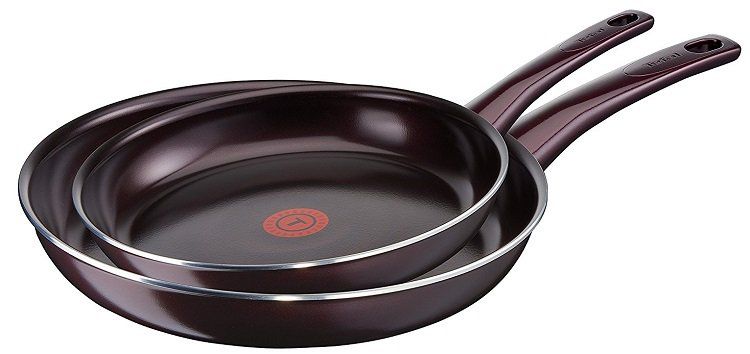 Tefal C40290 Dark Ruby Pfannenset (24 cm, 28 cm) für 39,90€ (statt 66€)