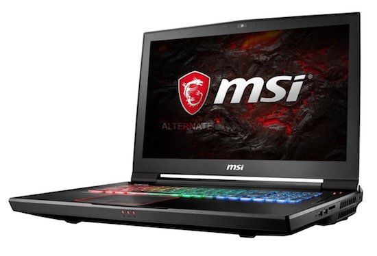 MSI GT73EVR Titan Gaming Notebook mit 17.3 Zoll, i7 Prozessor, 16GB RAM, 256GB SSD, 1TB HDD, GTX 1070 für 1.799€ (statt 2.199€)