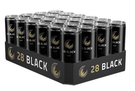 72er Packs 28 Black Energy Drinks für 55€ inklusive 18€ Pfand