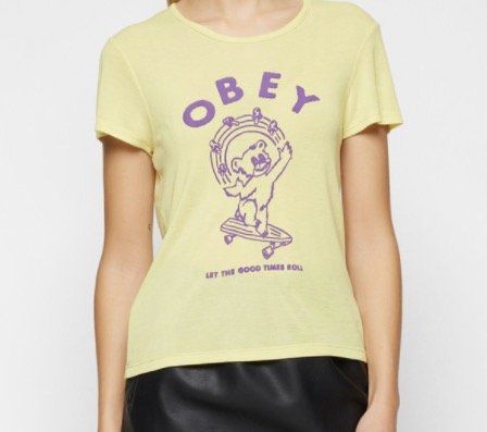 Obey Damen Shirt Let The Good Times Roll für 10,71€ (statt 24€)