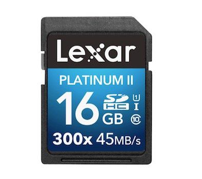 LEXAR Platinum II SDHC Speicherkarte 16GB für 5€ (statt 16€)