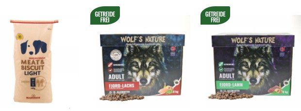 15% Rabatt für Neukunden bei Lucky Pet   z.B. 15kg Wolf’s Nature Wilder Büffel für 56,02€ (statt 64€)