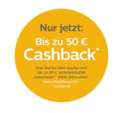 Philips Hue Starter-Sets mit bis zu 50€ Cashback Philips Hue Starter Sets mit bis zu 50€ Cashback