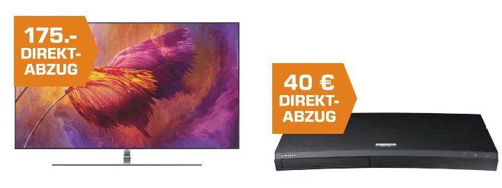 Saturn: Bis zu 1.000€ Sofort Rabatt auf Samsung Fernseher, Soundbars etc.