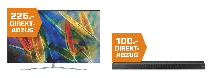 Saturn: Bis zu 1.000€ Sofort Rabatt auf Samsung Fernseher, Soundbars etc.