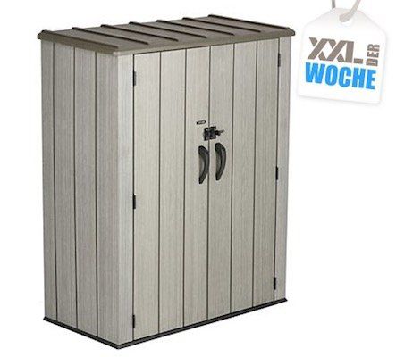 Lifetime XXL Kunststoff Geräteschrank für 314,96€ (statt 430€)