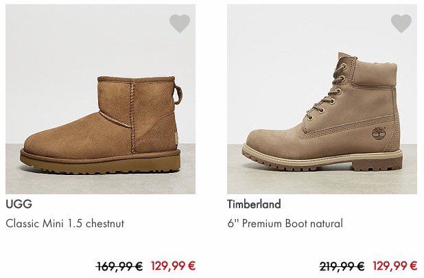 Onygo Sale + 20% Gutschein   z.B. UGG Classic Mini 1.5 für nur 103,99€