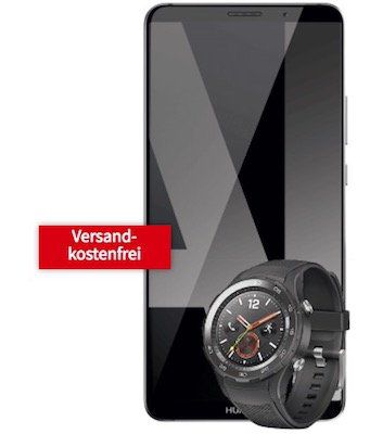 Huawei Mate 10 Pro + Huawei Watch 2 für 29€ + Vodafone Flat mit 8GB für 36,99€ mtl.