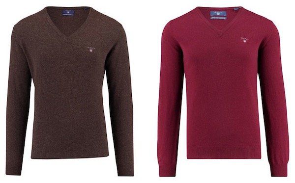 GANT Herren Pullover aus weicher Lammwolle für 49,90€ (statt 59€)