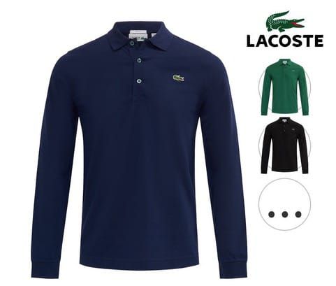 Lacoste Herren Langarmpolos für je 45,90€ (statt 65€)