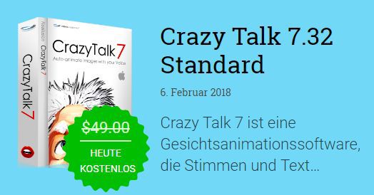 Crazy Talk 7 (Vollversion) gratis