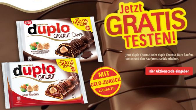 Duplo Chocnut gratis