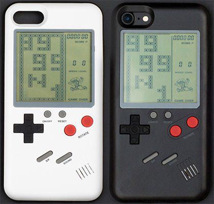 Wieder da! Gameboy Hülle (spielbar!) mit 20 Spielen für iPhone 6/7/8/X für 4,26€