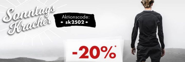 Karstadt Sonntags Kracher mit 20% Rabatt auf Laufbekleidung, Make Up, Cashmere/Seide u.a.