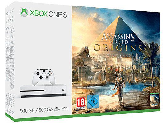 Xbox One S 500GB inkl. Assassins‘s Creed Origins für 173,99€ (statt 249€)