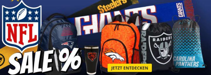 NFL Gym Bags ab je 6,99€ (statt 14€)