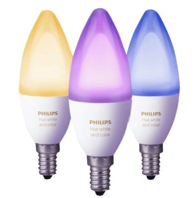 3er Pack Philips Hue White & Color Ambiance E14 für 89€ (statt 110)