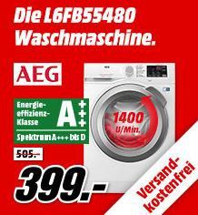 AEG L6FB55480 Waschmaschine mit 8kg und A+++ für 399€ (statt 468€)