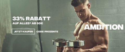 Myprotein mit 30% Rabatt auf ALLES + 40% auf Muskelaufbau  und Diätprodukte