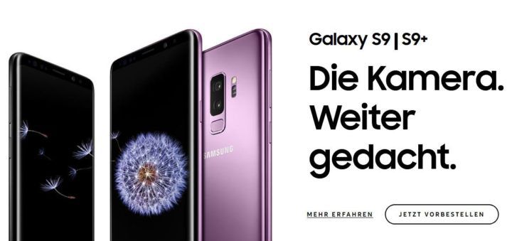 Infos zur Vorstellung des Samsung Galaxy S9 und S9 Plus.