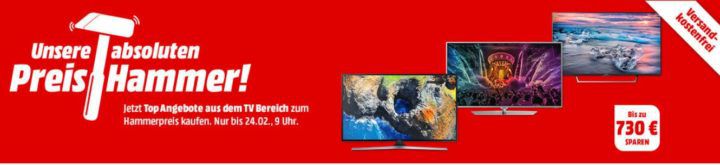 Media Markt Preishammer TVs: z.B. JAY TECH GENESIS 75 Zoll UHD für 1.499€