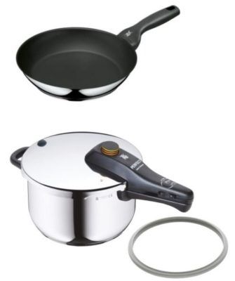 WMF Perfect   2teiliges Set Pfanne 24cm + Schnellkochtopf 4,5l für 89,95€