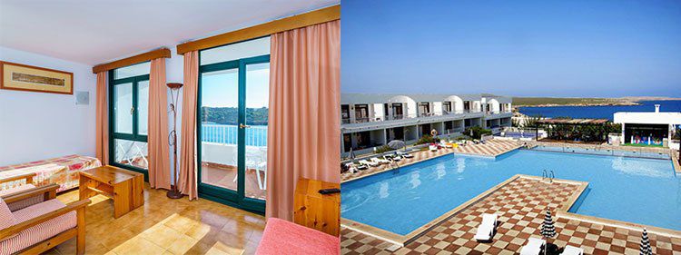 2 Wochen auf Menorca im guten Appartmenthotel mit Flügen, Transfer & Zug zum Flug ab 365€