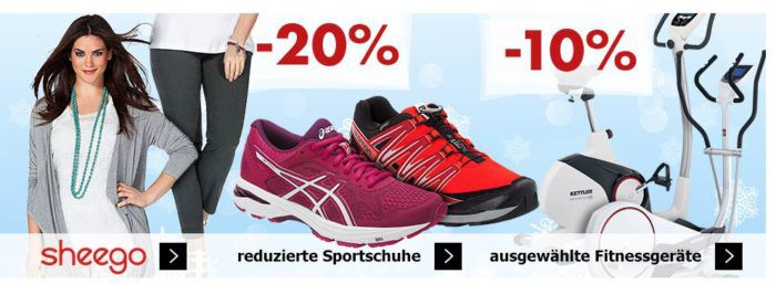 Karstadt Weekend Kracher: z.B. 20% Rabatt auf Parfüm Artikel, reduzierte Sportschuhe o. Sheego Artikel