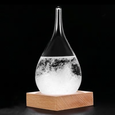 Wetterglas in Tropfenform für 3,08€