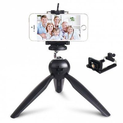 Höhenverstellbarer Tripod für Smartphones, DSLRs etc für 2,16€