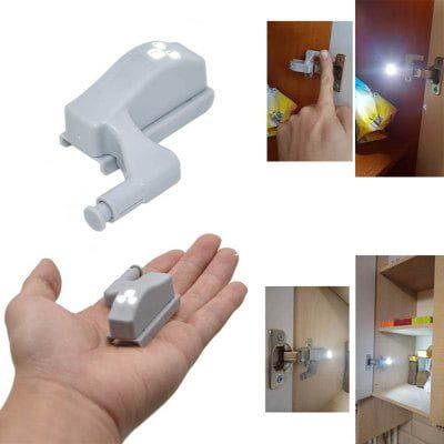 10x LED Scharnierlicht mit Sensor für Schränke für 4,62€