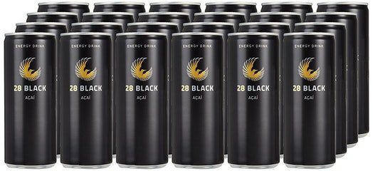 24er Pack 28 Black Acai Energy Drink je 250ml für 26,99€ inkl. 6€ Pfand (statt 36€)