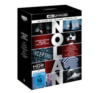 Nolan Collection 4K   Exklusiv + Digital Ultraviolet   (4K Ultra HD Blu ray + Blu ray) für 75€ (statt 130€)