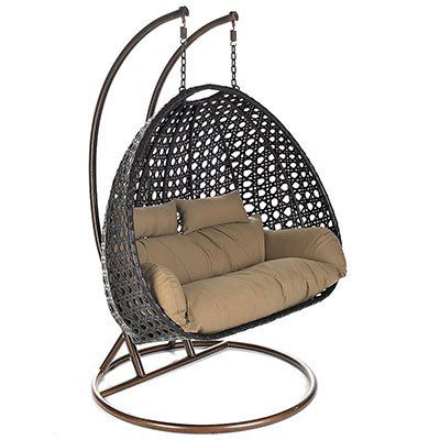 Home Deluxe Twin Polyrattan Hängesessel für 433,90€ (statt 569€)