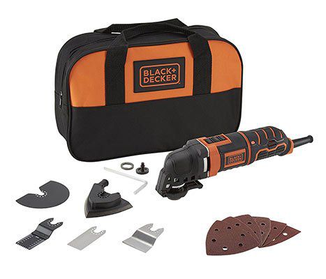 Black & Decker MT300SA2   Multifunktionswerkzeug mit 12tlg. Zubehör für 62,01€ (statt 82€)