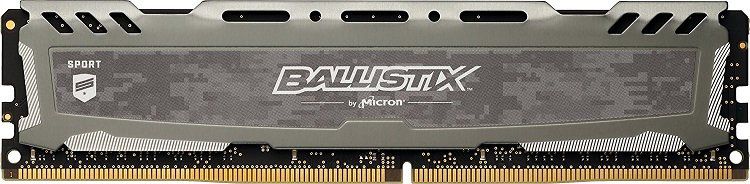 Crucial Ballistix Sport DIMM 8GB DDR4 2400 (BLS8G4D240FSB)   Arbeitsspeicher für 57,98€ (statt 80€)