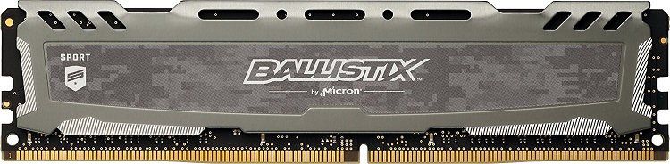 Crucial Ballistix Sport DIMM 8GB DDR4 2400 (BLS8G4D240FSB)   Arbeitsspeicher für 57,98€ (statt 80€)