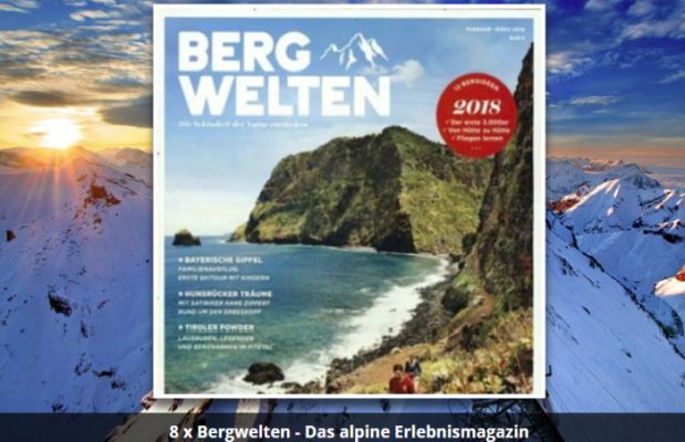 Jahresabo Bergwelten (Wert über 40€) gratis   Kündigung notwendig