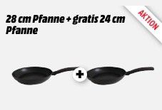 2er Pack TVS Aroma Bratpfannen (24cm + 28cm) für nur 11€