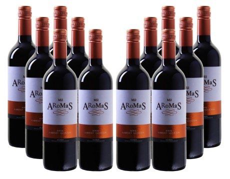 12 Flaschen Mil Aromas Bobal Cabernet Sauvignon für 34,92€