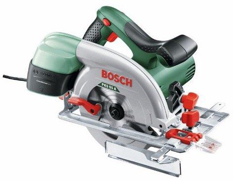 Bosch Kreissäge PKS 55 A mit Holz Sägeblatt für 75€ (statt 83€)