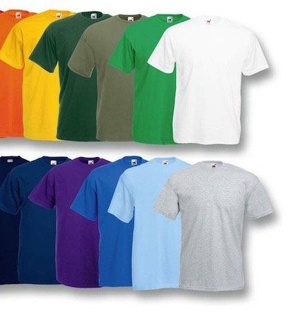 Fruit Of The Loom Herren T-Shirts – 10er Pack, Valueweight, Navy, X-Large, 100% Baumwolle