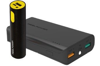 Realpower PB 6k Powerbank 6.000 mAh für 12,99€ + gratis Powerbank 2.600 mAh (Wert 6€)