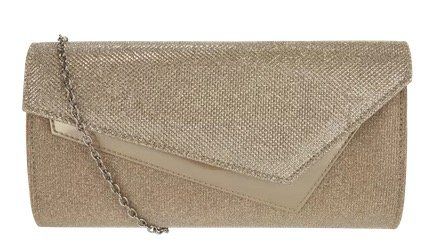 Menbur Kuvert Clutch in Metallicoptik mit Effektgarn für 15,95€ (statt 40€)