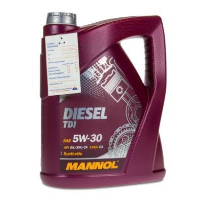 5 Liter MANNOL 5W 30 Diesel TDI Motoröl für VW, Audi, Seat, Skoda für 17,99€ (statt 25€)