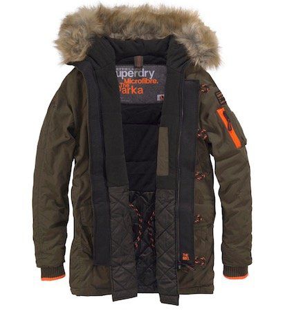 Superdry SD 3 Herren Parka für 76,94€ (statt 132€)   nur S und XXL!