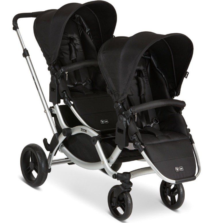 ABC Design Zoom Black Geschwisterwagen für 414,99€ (statt 499€)